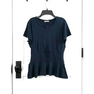 Christina Haack LNA Peplum Shift Tee